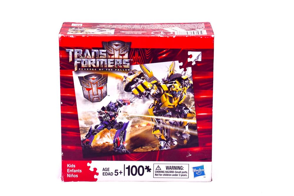 Transformers Revenge of the Fallen 100 Piece Puzzle Hasbro Bumblebee Optimus